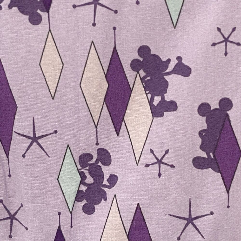 Disney X Torrid Retro Mickey Mouse Swing Dress Womens 12 Tie Back Pockets Lined - Picture 3 of 14